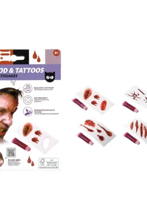 Kit Faux Sang et Tatouages Promotion Saisonnière