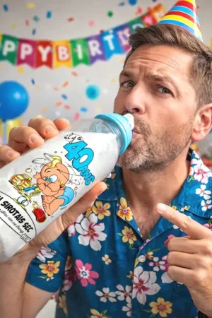 Offre Spéciale Biberon humoristique Anniversaire 40 ans