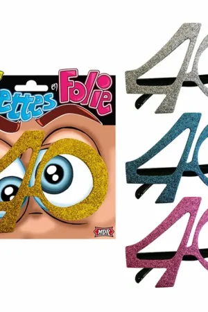 Solde Lunettes pailletées Anniversaire 40 ans