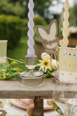 2 Bougies flambeau Torsadées Parme 25cm Paiement Sécurisé