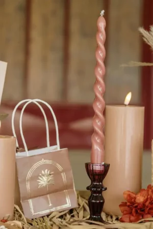 Satisfait Ou Remboursé Bougie LED Cylindrique Camel 10cm