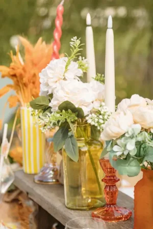 Must-Have Vase en verre Jules Jaune