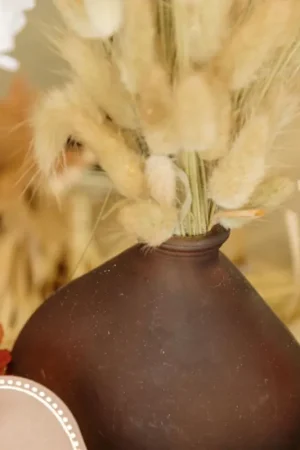 Livraison Express Vase en verre Tom Chocolat