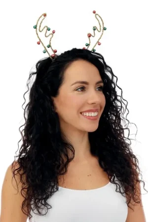 Nouvel Arrivage Serre-tête Renne de Noel avec grelots
