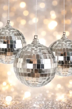 Livraison Express 3 Boule à facettes pour fêtes Ø 8 cm
