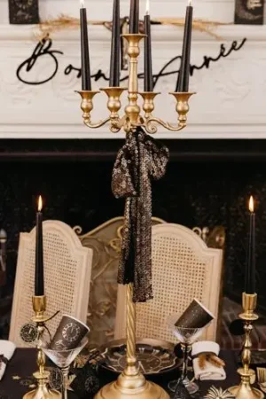 Meilleur Prix Chandelier Romantique Métal Or 29,5x89cm
