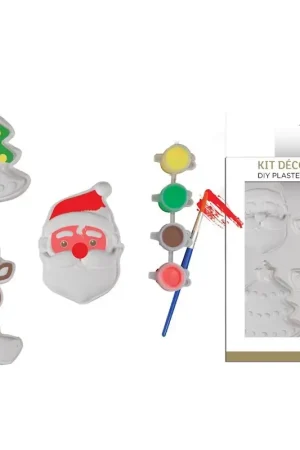 Offre Exclusive DIY Kit déco plâtre Noël à suspendre - lot de 3