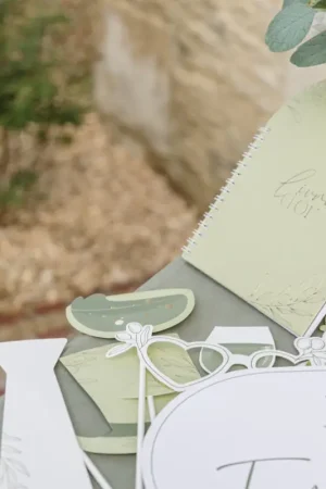 Satisfait Ou Remboursé Livre d'Or Olive Sauge et Or