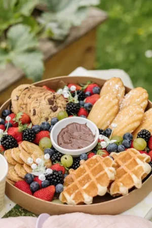 Promotion Saisonnière Plateau Rond Carton Kraft 30cm