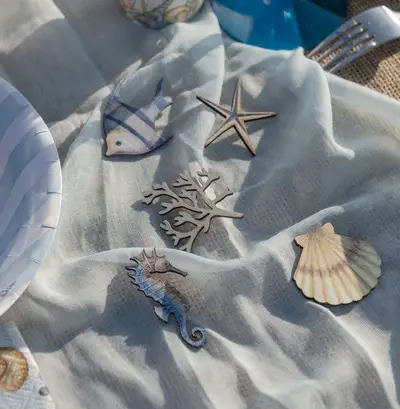 Expédition Rapide Déco à parsemer Coquillage