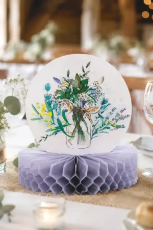 Prix Promo Centre de Table Champêtre - Idéal pour Mariage ou Anniversaire