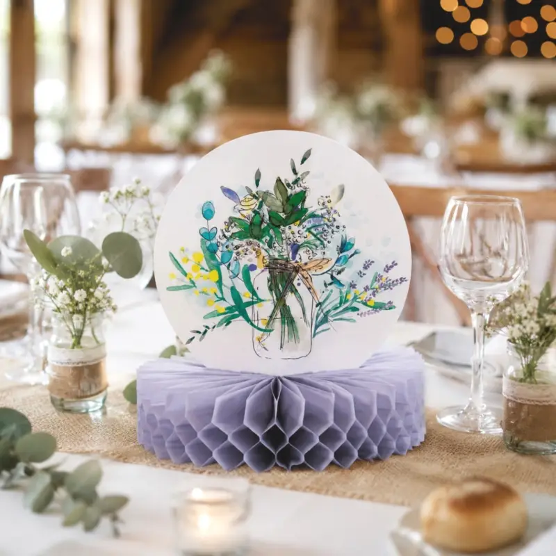 Prix Promo Centre de Table Champêtre - Idéal pour Mariage ou Anniversaire