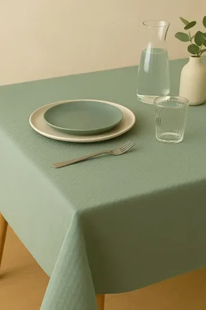 Nappe en papier gaufré Vert Sauge en rouleau 20 mètres Nouvelle Collection