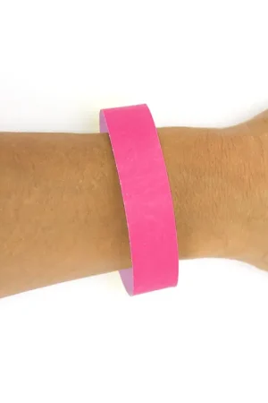 50 Bracelets identification papier Rose- indéchirable Prix Cassé