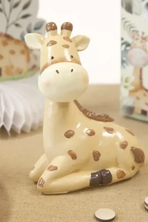 Girafe assise en résine animaux de la savane Retour Gratuit