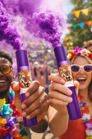 Bon Marché 2 Fumigènes à main Violet 45 Secondes