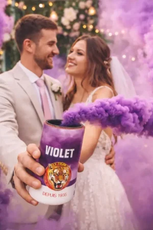 Fumigène Violet en pot 1 minute Expédié Aujourd'hui