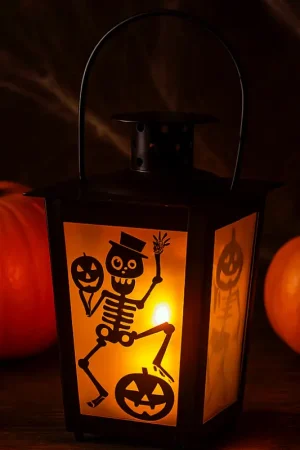 Petite Lanterne Lumineuse Halloween Quantité Limitée