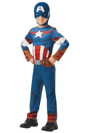 Commander Maintenant Déguisement Classique Captain America 3-4 Ans