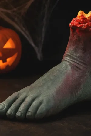 Top Vente Faux pied arraché réaliste Halloween