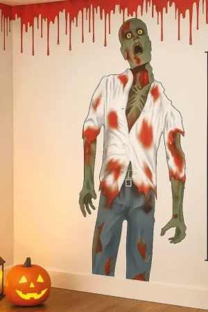 Seulement Aujourd'hui Autocollant géant zombie 150 cm