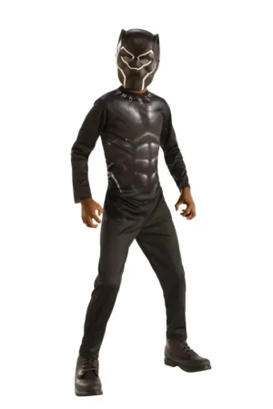 Prix Choc Déguisement Entrée de Gamme Black Panther 7-10 ans
