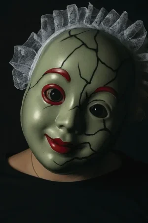 Masque halloween adulte poupée de cire Produit De Marque