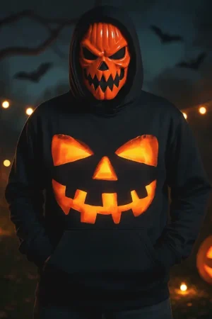 Sweat et masque citrouille adulte Acheter En Ligne
