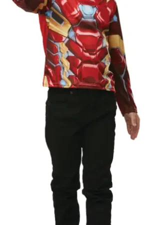 Top classique Iron Man + masque Meilleure Vente