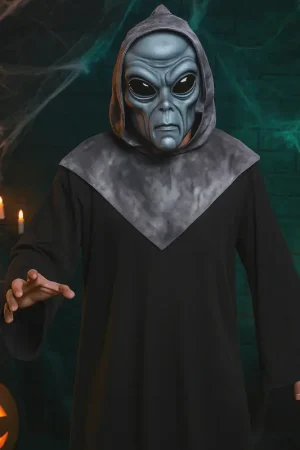 Promotion Saisonnière Déguisement adulte alien Gris