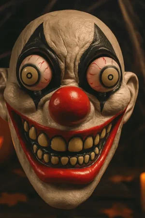 Achetez Aujourd'hui Masque clown adulte yeux exorbités en PVC