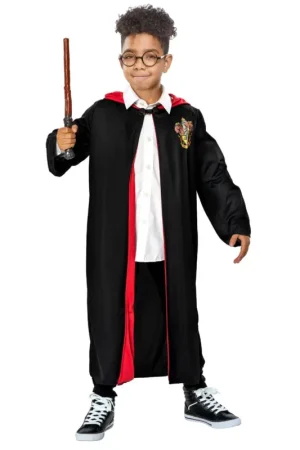 Déguisement Harry Potter cape + baguette + lunettes 7-10 ans ® Achetez Aujourd'hui