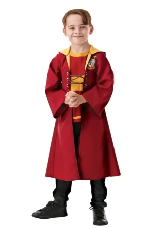 Pas Cher Déguisement luxe Quidditch Gryffondor cape avec top intégré 5-6 ans ®