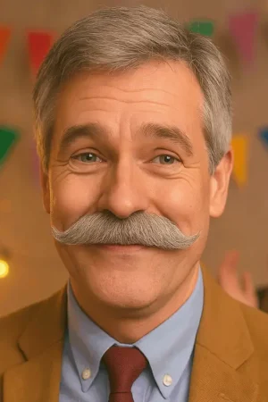 Moustache grise adulte en vrais cheveux Offre Limitée