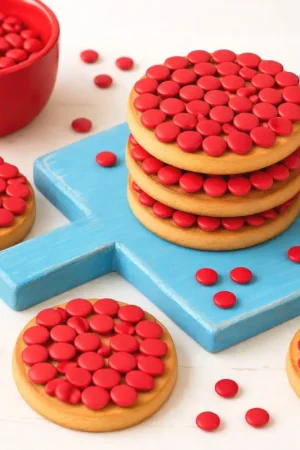 Commander Maintenant Dragees au chocolat confetti Rouge