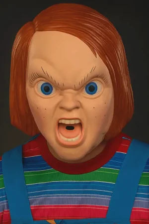Masque Chucky adulte PVC réaliste Réduction