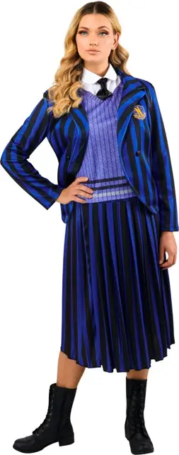Acheter En Ligne Déguisement uniforme adulte Enid Mercredi® Taille M