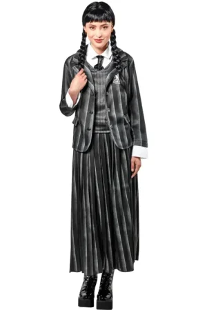 Satisfait Ou Remboursé Déguisement luxe adulte Mercredi® Addams taille L