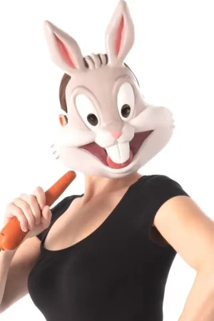 Masque Bugs Bunny adulte PVC Looney Tunes® Prix Promo