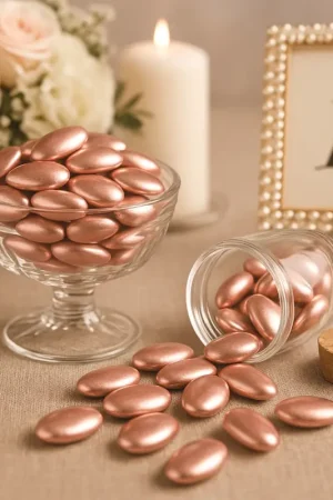Retour Gratuit Dragées Avola Marquise Rose gold x 1kg