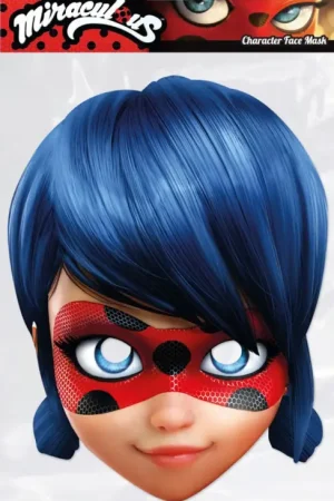 Masque carton Lady Bug Miraculous® Certifié