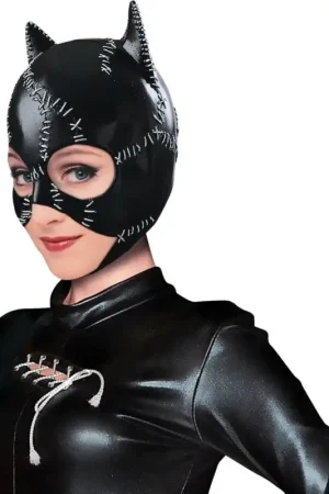 Masque adulte Catwoman en latex Dc Comics® Dernière Chance