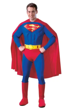 Déguisement Luxe Adulte Superman™ – DC Comics® taille S Nouvelle Collection