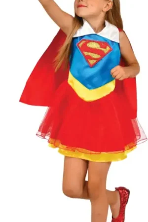 Robe Tutu Supergirl + serre-tête 5-6 ans ® Offre Limitée