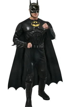 Déguisement Luxe Adulte Batman™ – Version Michael Keaton – DC Comics® L Expédition Rapide