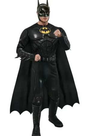 Commander Maintenant Déguisement Luxe Adulte Batman™ – Version Michael Keaton – DC Comics® M