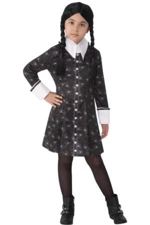 Déguisement classique Mercredi Addams 5-7 ans ® Petit Prix