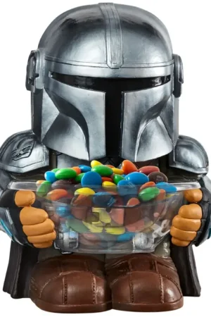 Statue The Mandalorian® avec pot à bonbons Expédié Aujourd'hui