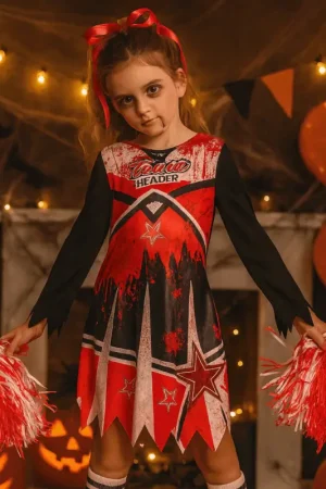 Déguisement Pompon Girl Zombie Enfant 7/8 Ans Offre Limitée