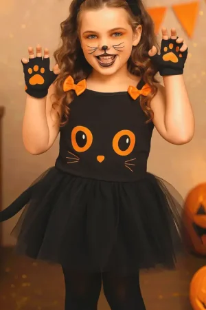 Déguisement Tutu Chat Noir 5/7 ans Vente Directe